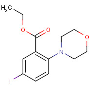 1131587-28-4 ethyl 5-iodo-2-morpholinobenzoate chemical structure