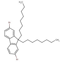 198964-46-4 9,9-Dioctyl-2,7-dibromofluorene chemical structure