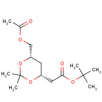 1540426-95-6 (4R-Cis)-6-[(Acetyloxy) methyl]-2,2-Dimethyl-1,3-Dioxane-4-Acetic Acid,1,1-Diemthyethyl Ester chemical structure