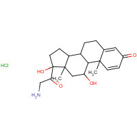 744254-09-9 21-Amino-11,17-dihydroxy-(11b)-pregna-1,4-diene-3,20-dione hydrochloride chemical structure