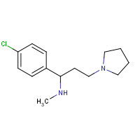 672309-97-6 [1-(4-CHLORO-PHENYL)-3-PYRROLIDIN-1-YL-PROPYL]-METHYL-AMINE chemical structure