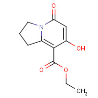 72130-68-8 ethyl 7-hydroxy-5-oxo-1,2,3,5-tetrahydroindolizine-8-carboxylate chemical structure