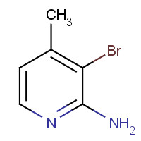 40073-38-9 2-AMINO-3-BROMO-4-METHYLPYRIDINE chemical structure