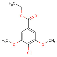 3943-80-4 ethyl 4-hydroxy-3,5-dimethoxy-benzoate chemical structure