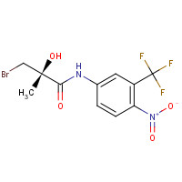 206193-18-2 (2R)-3-Bromo-2-hydroxy-2-methyl-N-[4-nitro-3-(trifluoromethyl)phenyl]propanamide chemical structure