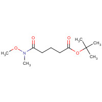 192123-40-3 tert-butyl 5-(methoxy(methyl)amino)-5-oxopentanoate chemical structure