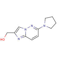 1184918-02-2 (6-(pyrrolidin-1-yl)imidazo[1,2-b]pyridazin-2-yl)methanol chemical structure