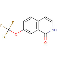 1184917-30-3 7-(trifluoromethoxy)isoquinolin-1(2H)-one chemical structure