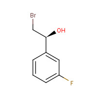 1176484-68-6 (S)-2-bromo-1-(3-fluorophenyl)ethanol chemical structure
