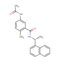 1093070-14-4 5-Acetylamino-2-methyl-N-(1R-naphthalen-1-yl-ethyl)-benzamide chemical structure
