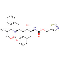 165315-95-8 2-Methyl-2-propanyl [(2S,4S,5S)-4-hydroxy-1,6-diphenyl-5-{[(1,3-thiazol-5-ylmethoxy)carbonyl]amino}-2-hexanyl]carbamate chemical structure