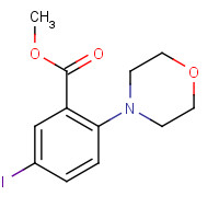 1131587-23-9 methyl 5-iodo-2-morpholinobenzoate chemical structure