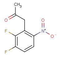 121247-16-3 3-Acetylmethyl-1,2-difluoro-4-nitrobenzene chemical structure