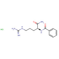 4299-03-0 N-ALPHA-BENZOYL-L-ARGININAMIDE HYDROCHLORIDE chemical structure