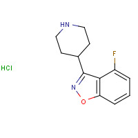 95742-19-1 6-Fluoro-3-(4-piperidine)-1,2-benzoisoxazole hydrochloride chemical structure