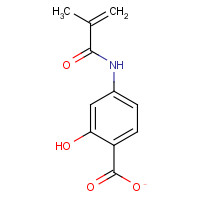 50512-48-6 4-Methylacrylamidesalicylic acid chemical structure
