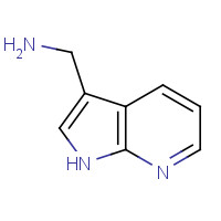 933691-80-6 (1H-Pyrrolo[2,3-b]pyridin-3-yl)methanamine chemical structure