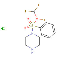 864759-57-9 4-(2-TRIFLUOROMETHOXY-BENZENESULFONYL)-PIPERAZINE HYDROCHLORIDE chemical structure