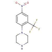 381242-61-1 1-(4-NITRO-2-TRIFLUOROMETHYLPHENYL)-PIPERAZINE chemical structure
