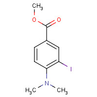 99067-73-9 methyl 4-(dimethylamino)-3-iodobenzoate chemical structure