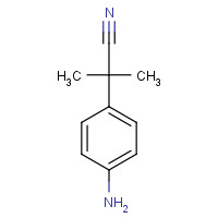 115279-57-7 2-(4-AMINOPHENYL)-2-METHYLPROPANENITRILE chemical structure