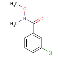 145959-21-3 3-CHLORO-N-METHOXY-N-METHYLBENZAMIDE chemical structure