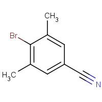 75344-77-3 4-BROMO-3,5-DIMETHYL-BENZONITRILE chemical structure