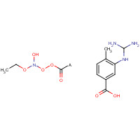 641569-96-2 3-[(Aminoiminomethyl)amino]-4-methylbenzoic acid ethyl ester mononitrate chemical structure