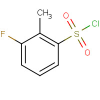 875166-92-0 3-FLUORO-2-METHYLBENZENESULFONYL CHLORIDE chemical structure