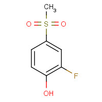 398456-87-6 2-Fluoro-4-methylsulfonylphenol chemical structure