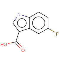23077-43-2 5-FLUOROINDOLE-3-CARBOXYLIC ACID chemical structure