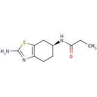 106006-84-2 (6S)-2-Amino-6-propionamidotetrahydrobenzothiazole chemical structure