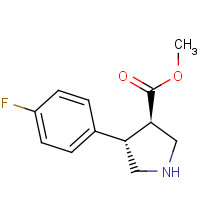 939758-13-1 Trans-methyl 4-(4-fluorophenyl)pyrrolidine-3-carboxylate chemical structure
