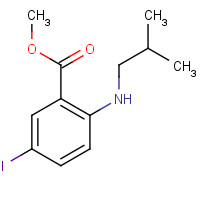 1131587-18-2 methyl 5-iodo-2-(isobutylamino)benzoate chemical structure
