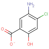 55302-98-2 5-Amino-4-chlorosalicylic acid chemical structure