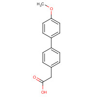 60277-22-7 4-(4-methoxyphenyl)phenylacetic acid chemical structure