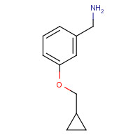 848444-80-4 (3-(cyclopropylmethoxy)phenyl)methanamine chemical structure