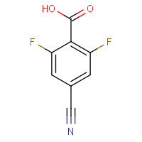 181073-82-5 4-CYANO-2,6-DIFLUOROBENZOIC ACID chemical structure