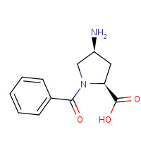 176439-44-4 (2S,4S)-4-AMINO-1-BENZOYL-PYRROLIDINE-2-CARBOXYLIC ACID chemical structure