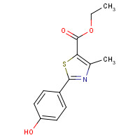 161797-99-5 ethyl 2-(4-hydroxyphenyl)-4-methyl thiazole-5-carboxylate chemical structure