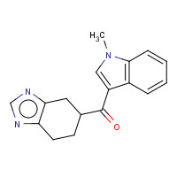 132036-39-6 5-[(1-Methylindole-3-yl)carbonyl]-4,5,6,7-tetrahydro-1H-bezimidazole chemical structure