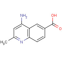 99984-73-3 4-Amino-2-methylquinoline-6-carboxylic acid chemical structure