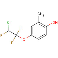 129670-05-9 4-(2-CHLORO-1,1,2-TRIFLUOROETHOXY)-2-METHYL-PHENOL chemical structure