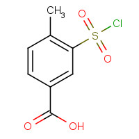 2548-29-0 3-chlorosulfonyl-4-methyl-benzoic acid chemical structure