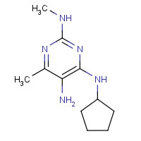 1184919-47-8 N4-cyclopentyl-N2,6-dimethylpyrimidine-2,4,5-triamine chemical structure