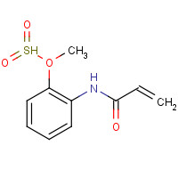 1181687-42-2 Methyl 2-[(1-oxo-2-propen-1-yl)amino]benzene Sulfonate chemical structure