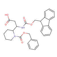 886362-31-8 N-FMOC-3-(1-CBZ-PIPERIDIN-2-YL)-DL-BETA-ALANINE chemical structure