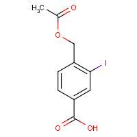 1131614-05-5 4-(acetoxymethyl)-3-iodobenzoic acid chemical structure