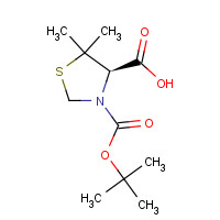 117918-23-7 BOC-(R)-5,5-DIMETHYLTHIAZOLIDINE-4-CARBOXYLIC ACID chemical structure