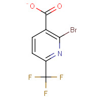 749875-07-8 2-BROMO-6-TRUFLUOROMETHYL-3-PYRIDINECARBOXYLIC ACID chemical structure